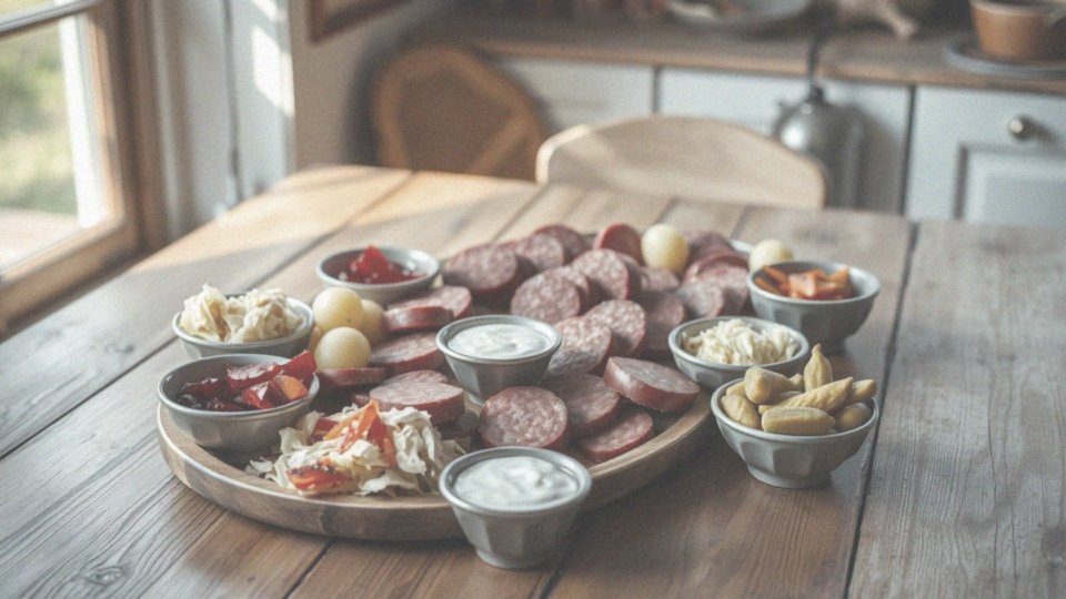 Jakie dania można serwować jako dodatki do kaszanki z ziemniakami?