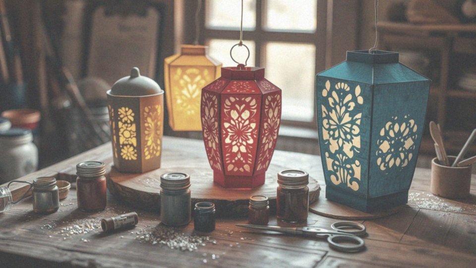 Jakie efekty dekoracyjne można osiągnąć przy robieniu lampionów?